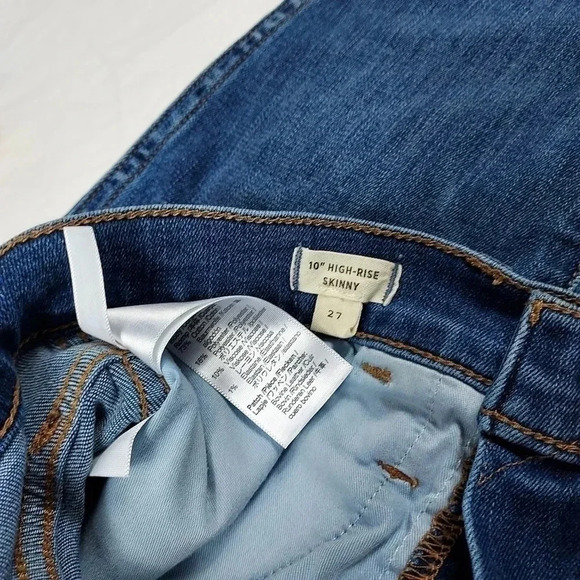Madewell 10' High-Rise Skinny 27 Womens Blue Jeans - Picture 7 of 12